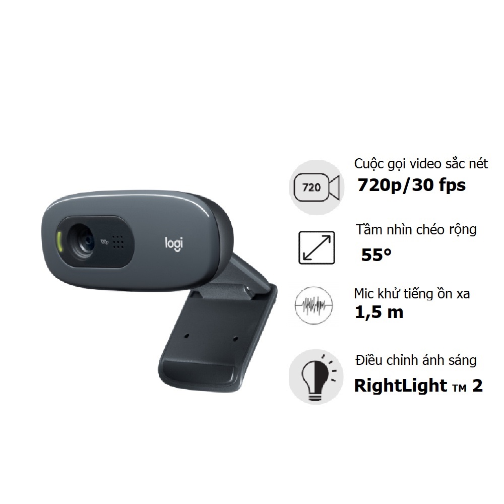 Webcam Logitech C270 HD720