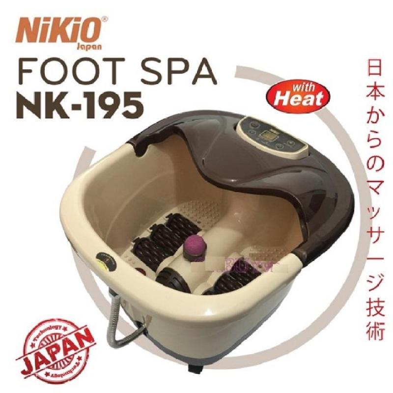 Bồn (chậu) ngâm massage chân Nhật Bản Nikio NK-195 - 4in1 nhập khẩu