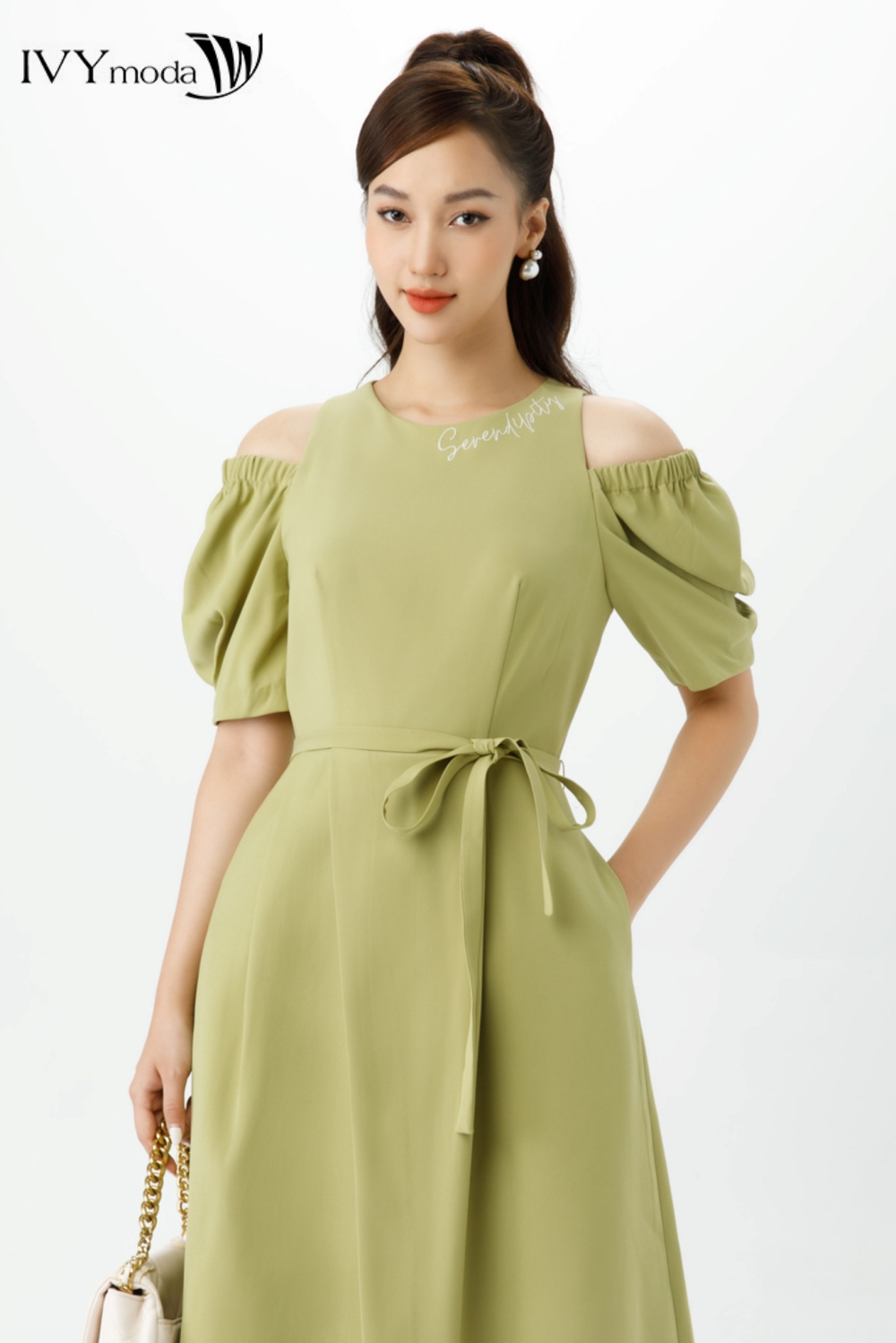 Đầm xếp Serendipity IVY moda MS 48B9296