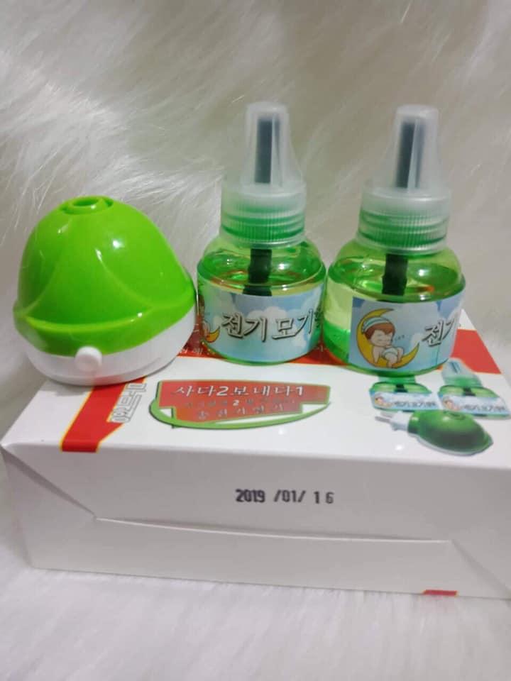 Máy đuổi muỗi hàn quốc tặng kèm 2 lọ tinh dầu