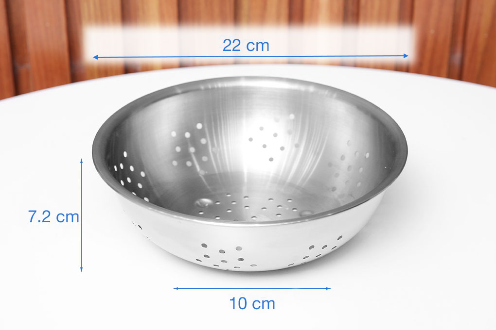 Rổ Lưới inox 22cm Fivestar