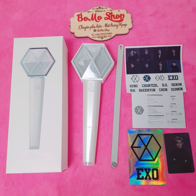 [Ảnh Thật + Có Video] LIGHTSTICK ĐÈN CỔ VŨ EXO VER 3