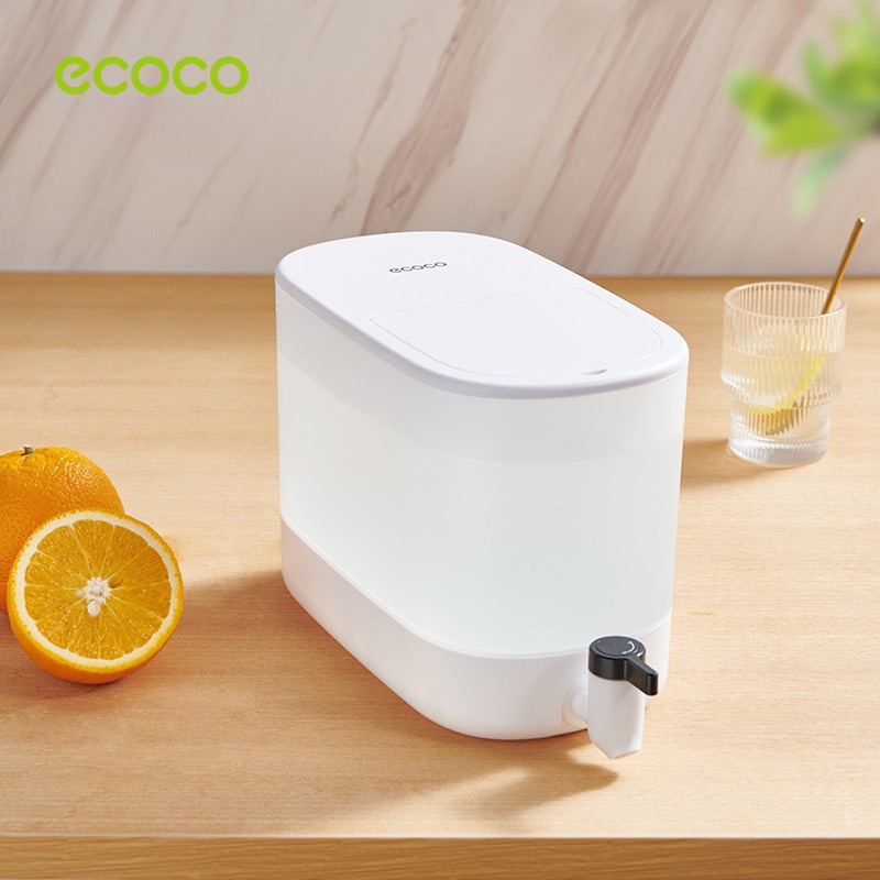 Bình nước tủ lạnh ECOCO 4L có vòi chịu nhiệt độ cao