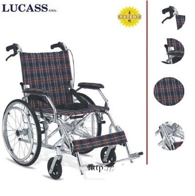 Xe lăn cao cấp nhôm du lịch lucass x