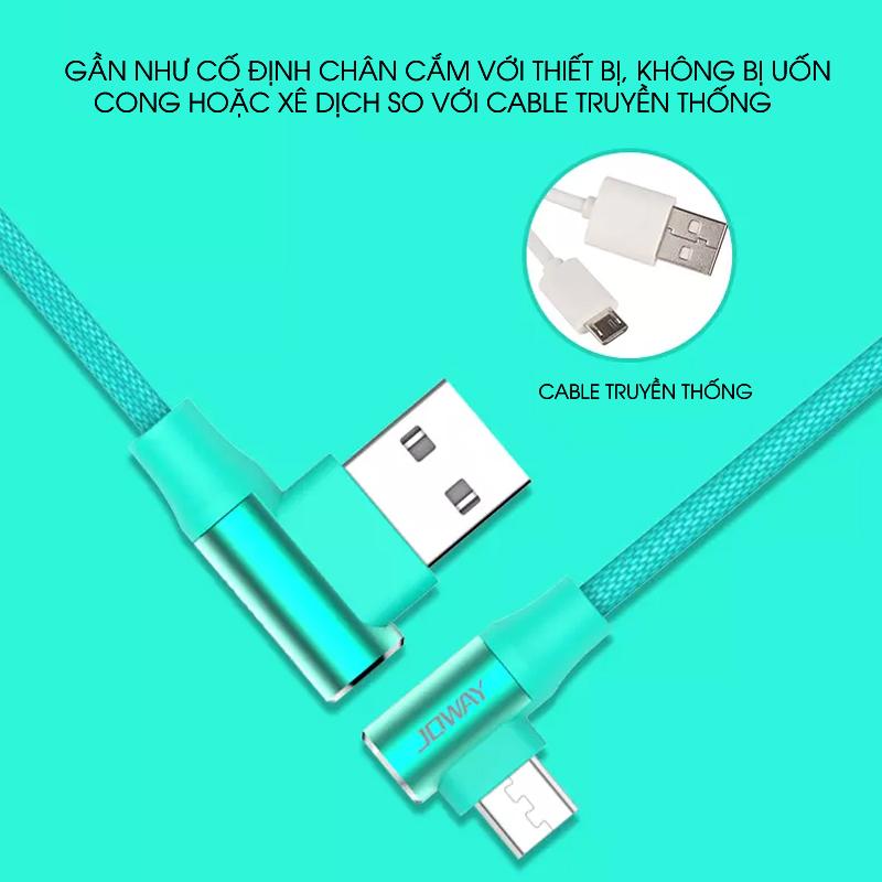 Dây sạc Micro USB Joway LM28 cho các thiết bị Android, Oppo, Xiaomi