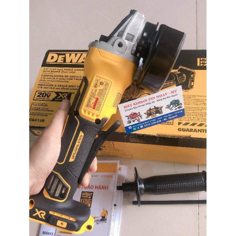 [HCM]Máy mài dung pin 20v Dewalt 413B