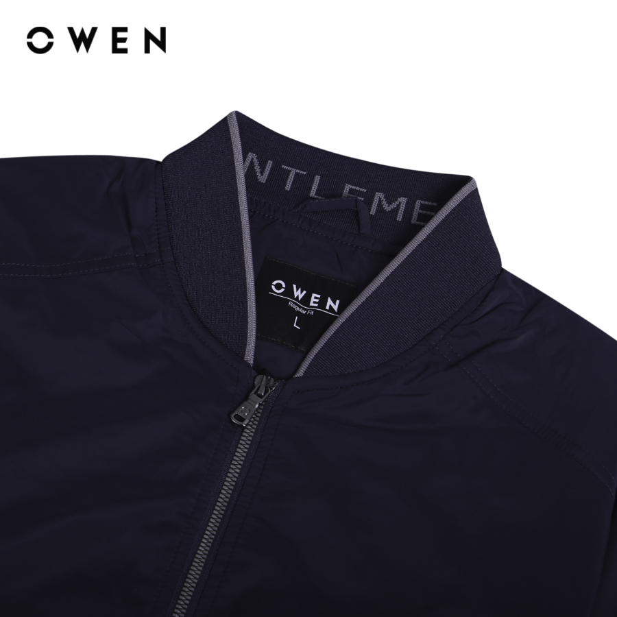 OWEN - Jacket Regular Fit JK231633 màu Navy chất liệu Polyester