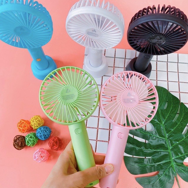 Quạt mini cầm tay có đế để bàn 3 tốc độ gió