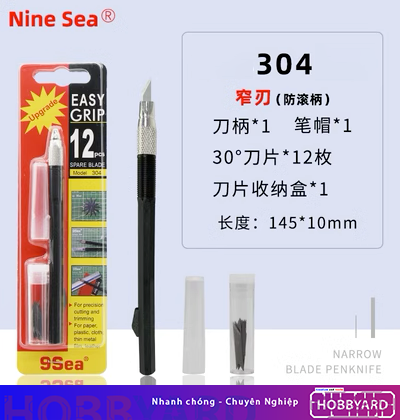 Dao gọt ghẻ mô hình Ninsea tặng kèm hộp lưỡi dao dự phòng