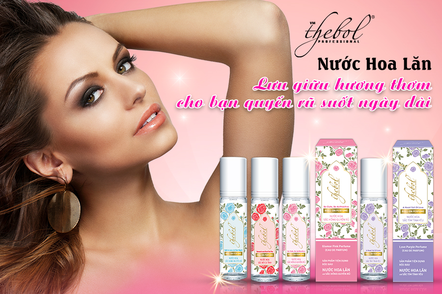 Nước hoa lăn Sắc Đỏ Cá Tính Thebol 8ml