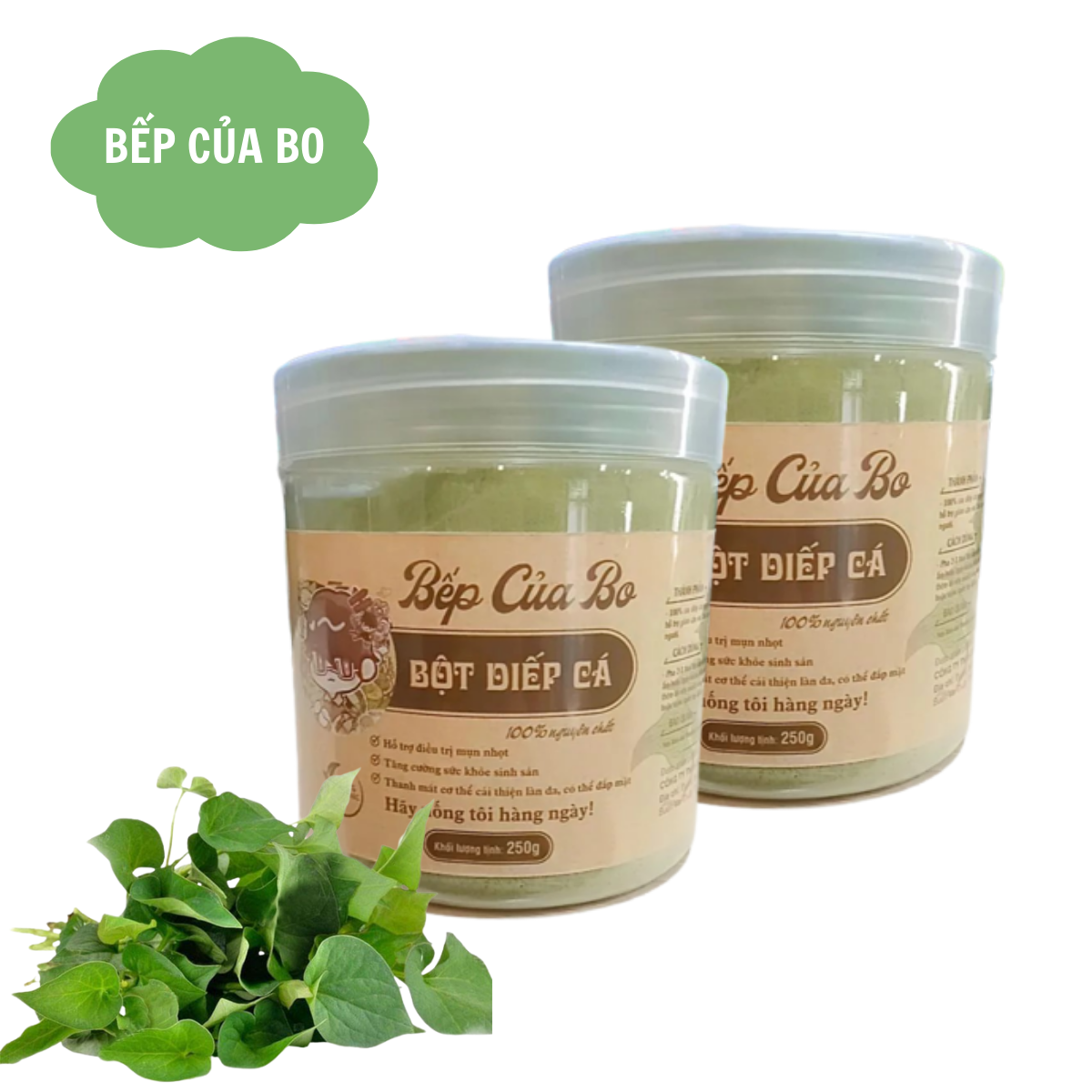 Bột Diếp Cá Nguyên Chất -  250g