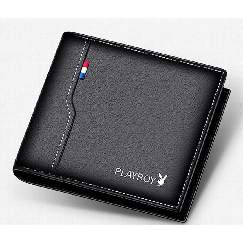 VÍ DA NAM PLAYBOY CAO CẤP PLB8, ví da gập cho nam