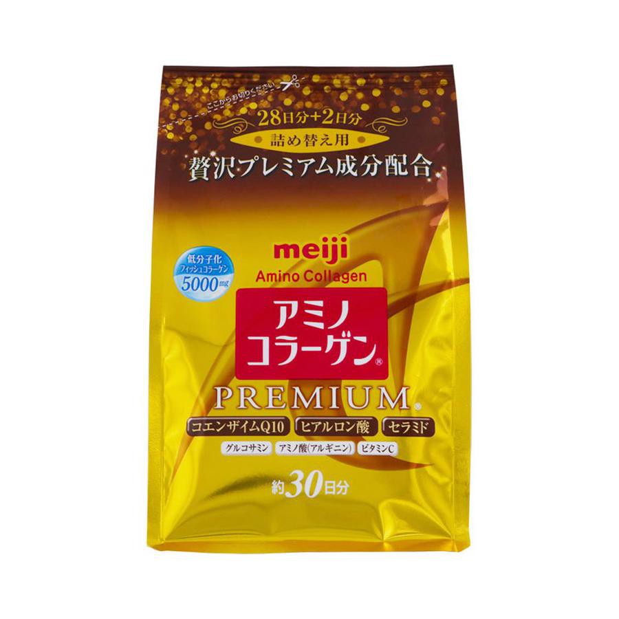 Bột Collagen Meiji Premium màu vàng