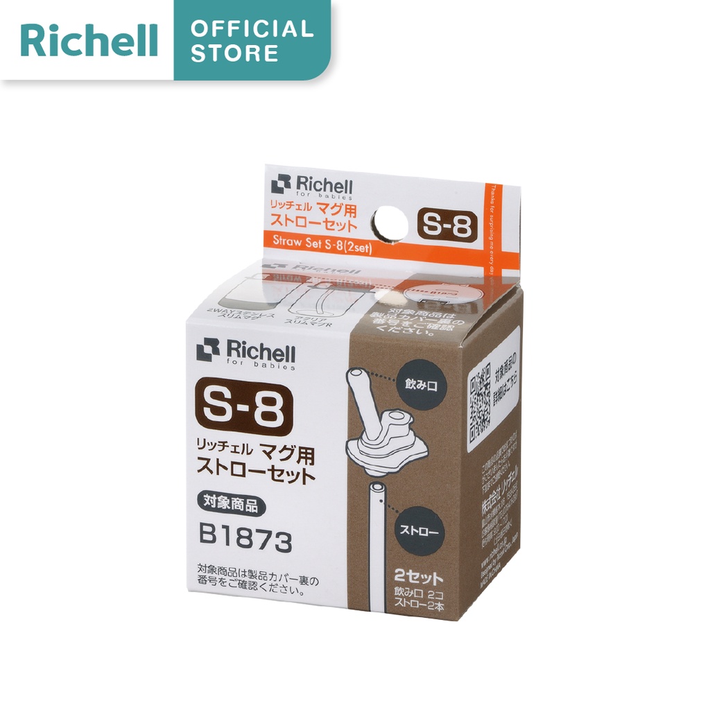 Richell Richell Aq Slim Straw Bottle |   Baby