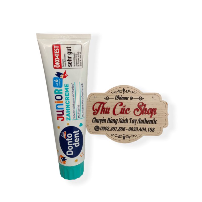 Kem Đánh Răng Trẻ Em Dontodent Junior 100ml [HÀNG NỘI ĐỊA ĐỨC]