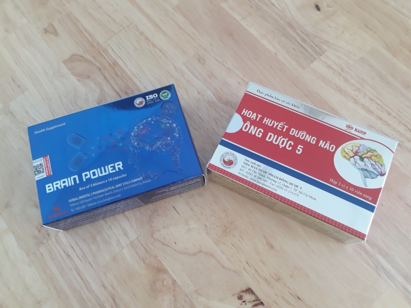 HOẠT HUYẾT DƯỠNG NÃO ĐÔNG DƯỢC 5 (BAO BÌ VÀ TÊN MỚI BRAIN POWER) giá rẻ