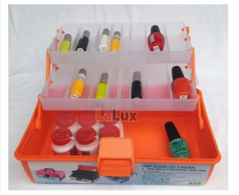 [HCM]Cốp nhựa 3 tầng đựng đồ nail