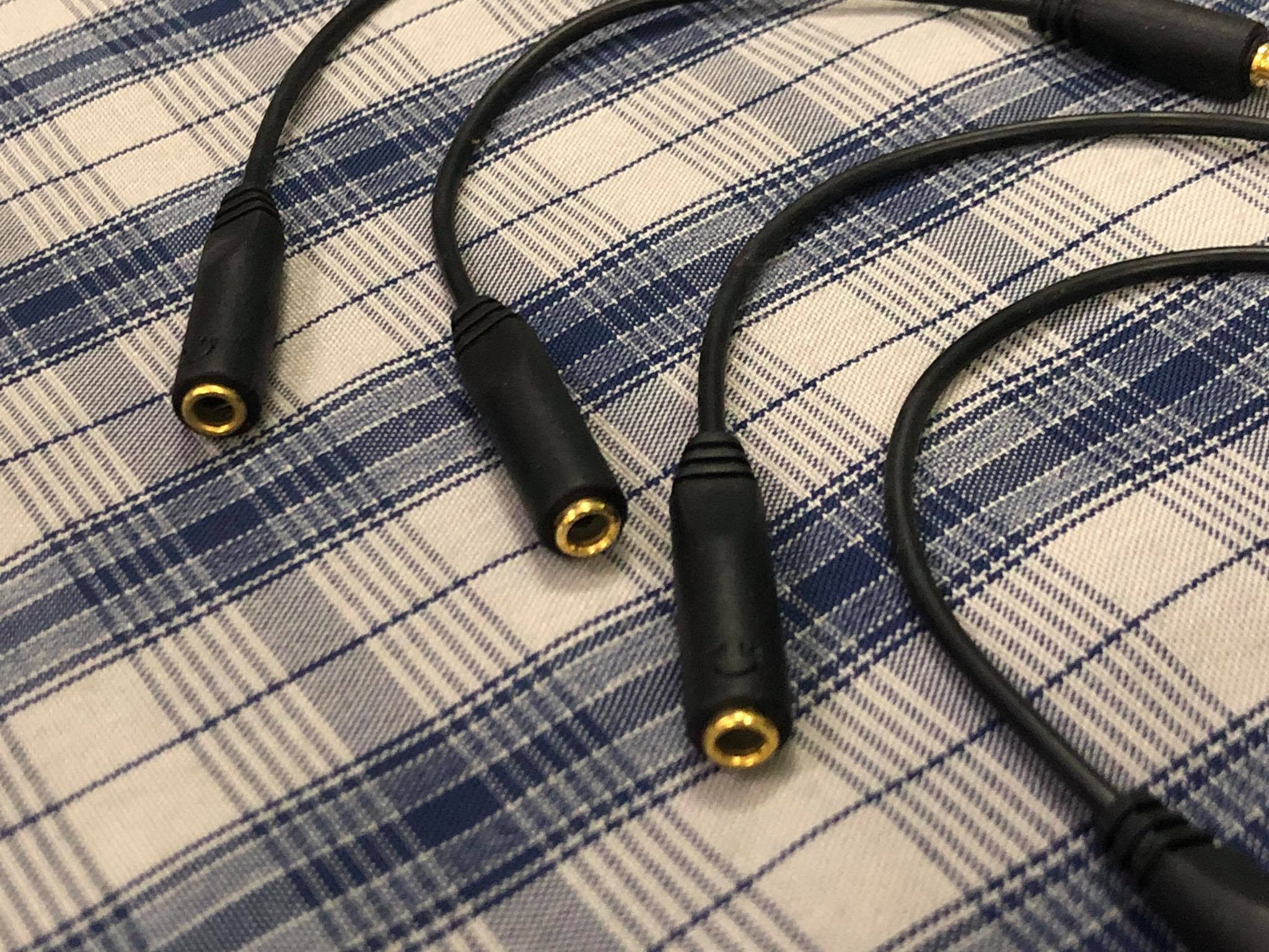 Dây chuyển tai nghe jack 3.5mm ra 2.5mm chiều dài 10cm hàng chất lượng cao