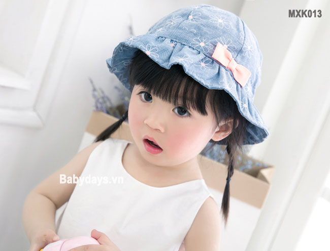 Mũ nón rộng vành cho bé MXK013