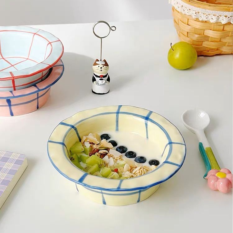 Chén sứ chén ăn cơm dễ thương phong cách Vintage phong cách riêng decor bếp ( có sẵn ) ( ảnh thật )