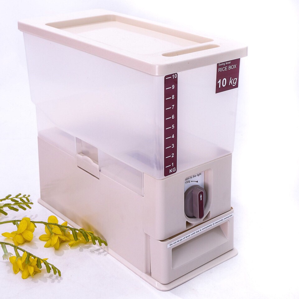 Thùng Đựng Gạo Thông Minh Tashuan 10 Kg