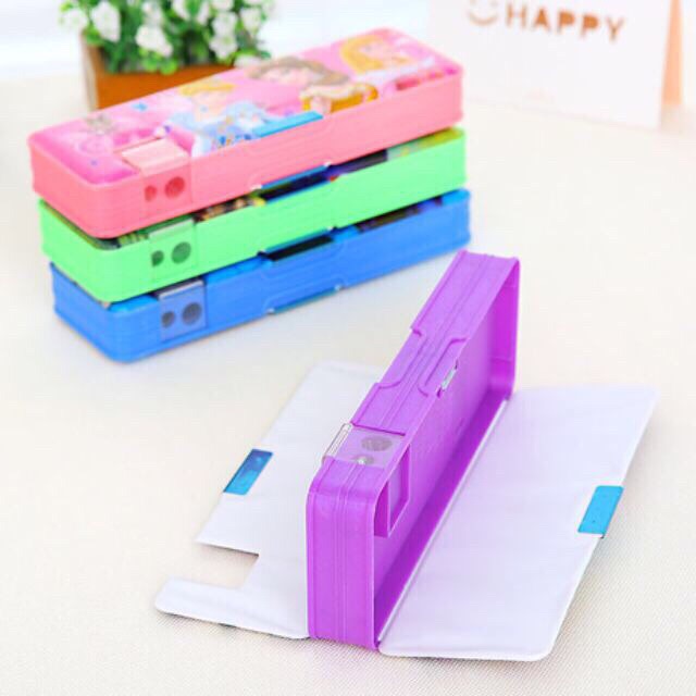 HỘP BÚT NAM CHÂM  2 MẶT DỄ THƯƠNG CHO BÉ