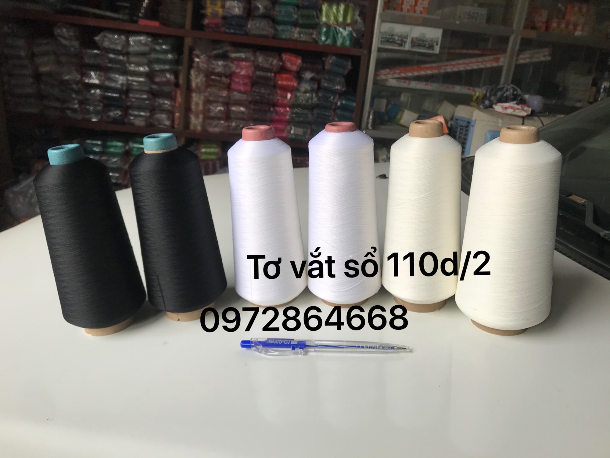Set 2 cuộn tơ vắt sổ King cuộn 250g