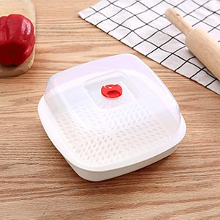 Microwave steamer steamer round square single layer double layer three layer