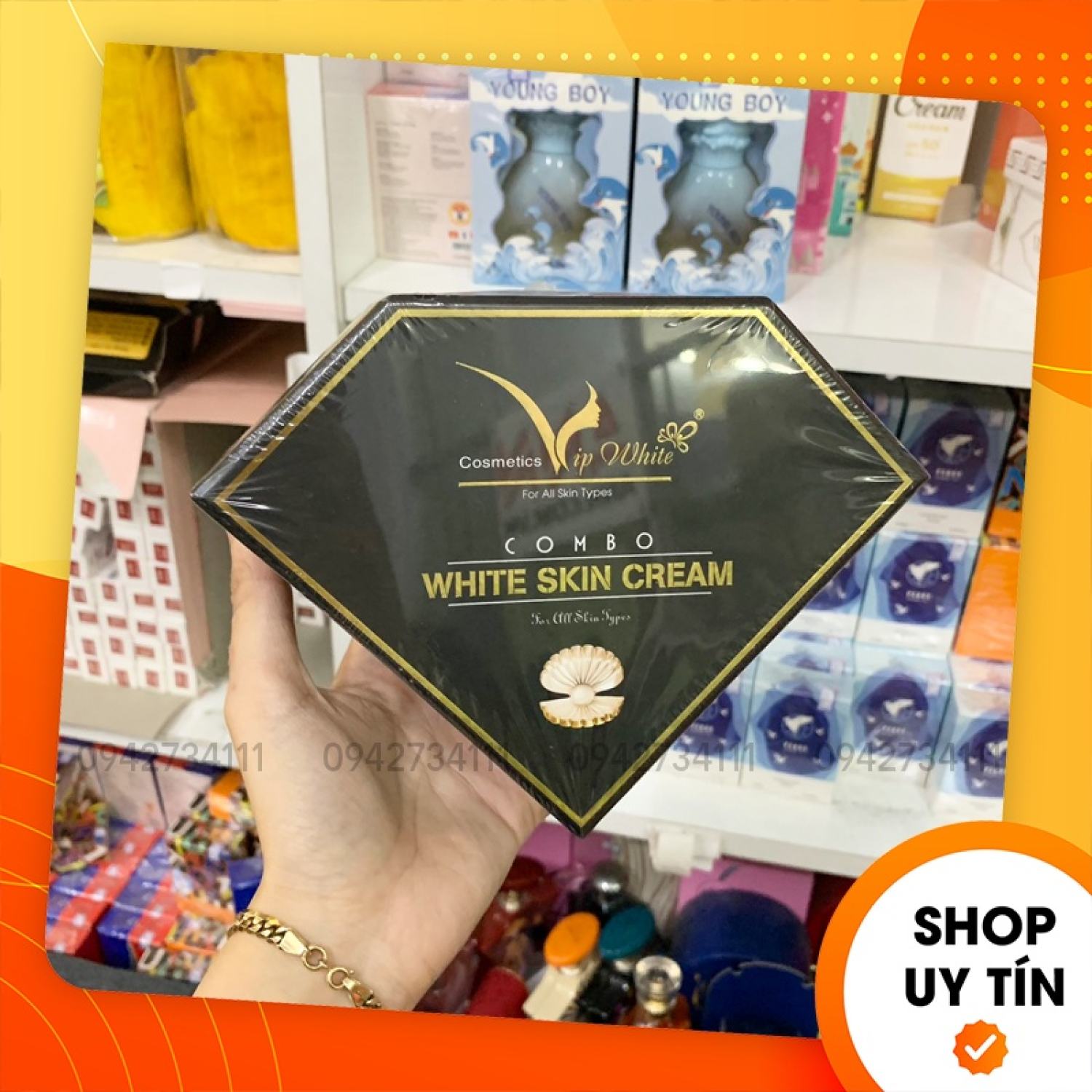 Kem face vip white - kem nám vip white