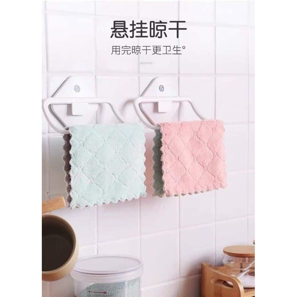 Sét 10 chiếc Khăn lau tay đa năng mềm mịn siêu thấm nước