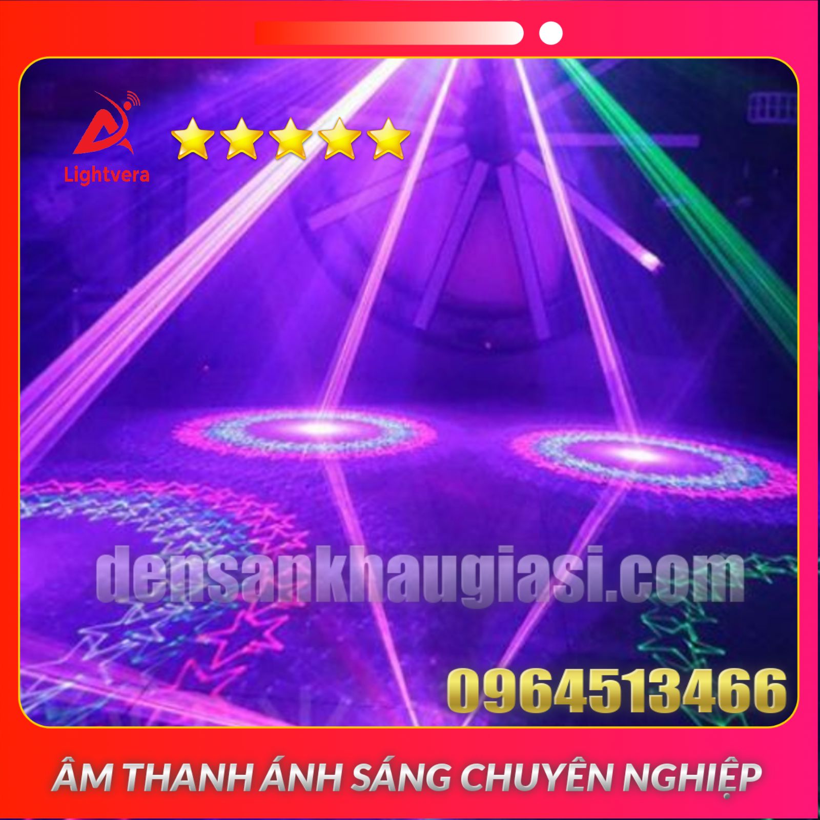 Đèn Bay Phòng Laser 3D 12in1