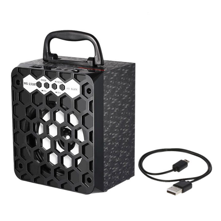 [HCM]Loa gỗ Bluetooth xách tay MS-131BT