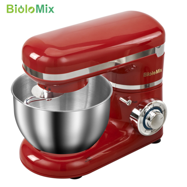 Máy trộn bột và đánh trứng 5 lít biolomix bm785lb 1500w - hàng nhập khẩu chính hãng