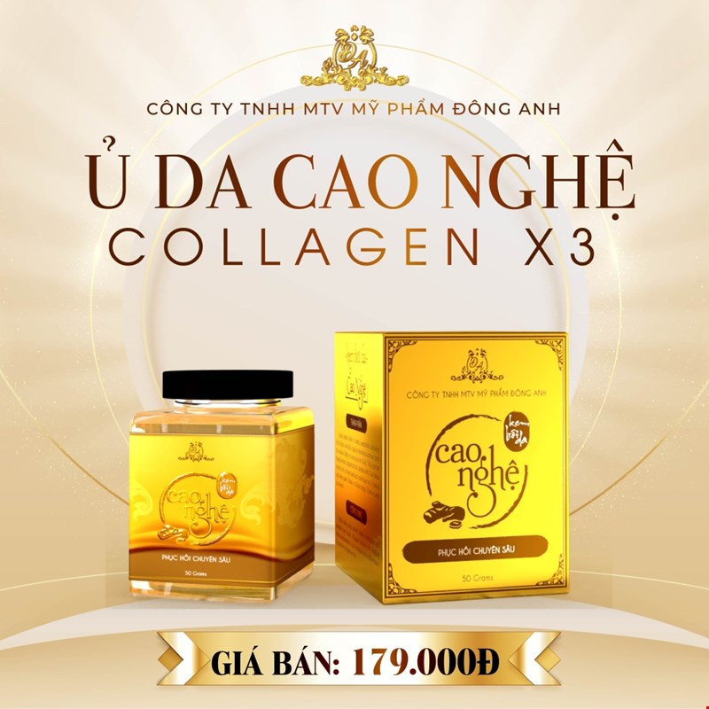 Mặt Nạ Cao Nghệ Đông Anh Collagen X3