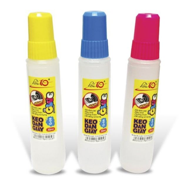 Lốc 12 Lọ Keo Dán Giấy Điểm 10 G-08
