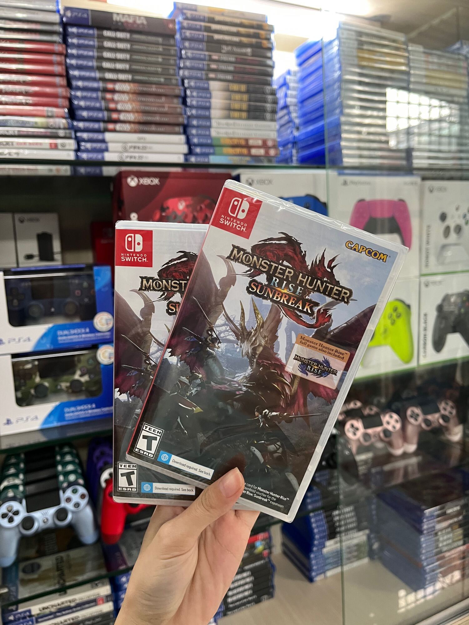 Băng chơi game Nintendo Switch: Monster Hunter Rise Sunbreak
