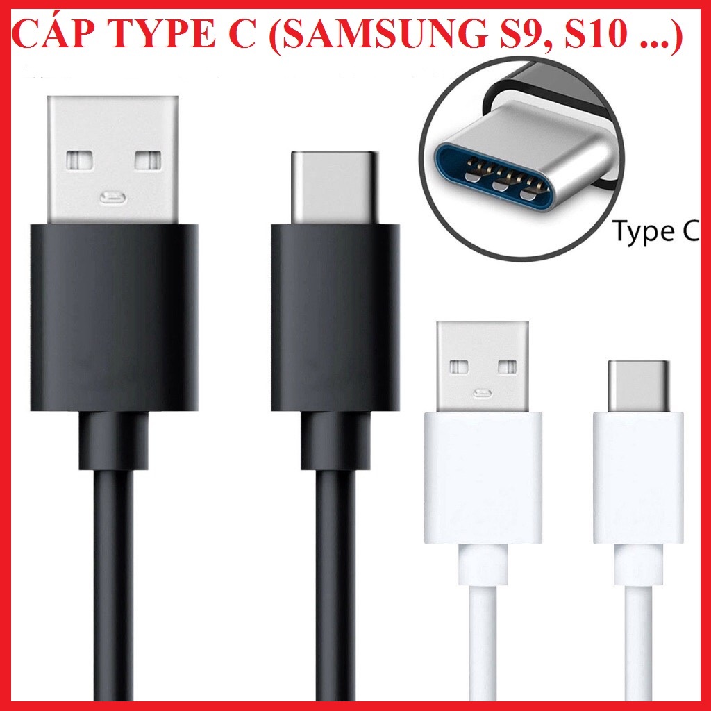 dây sạc Micro USB/ type C chính hãng Samsung