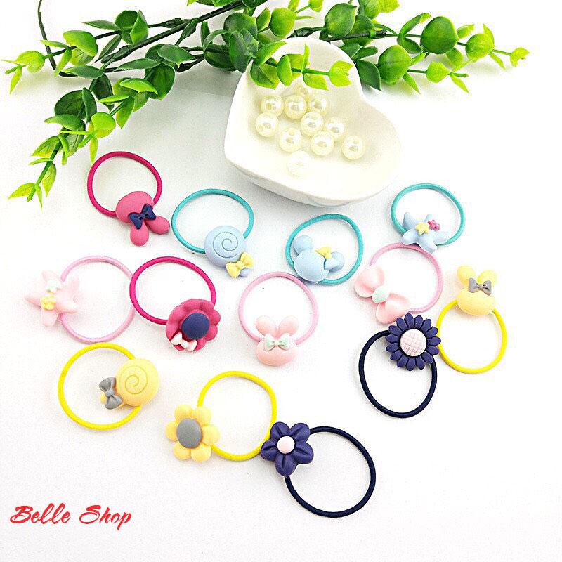 Hộp 40 Dây Cột Tóc Dễ Thương