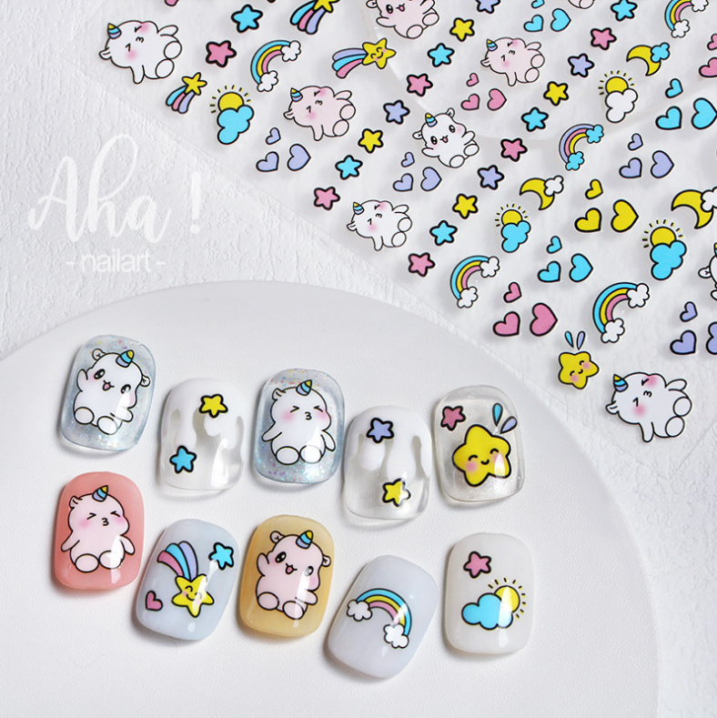 Hình dán móng tay - Sticker dán móng mã số A026
