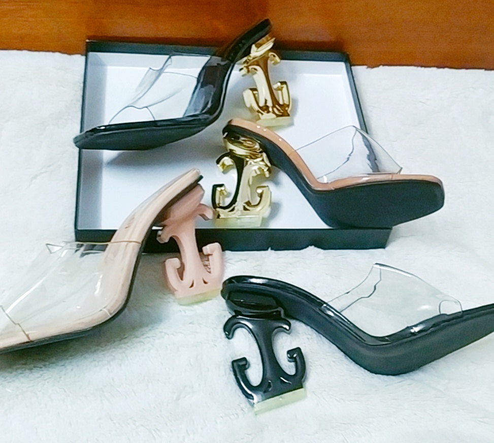 [HCM]Guốc quai trong gót độc lạ cao 8 phân 8cm