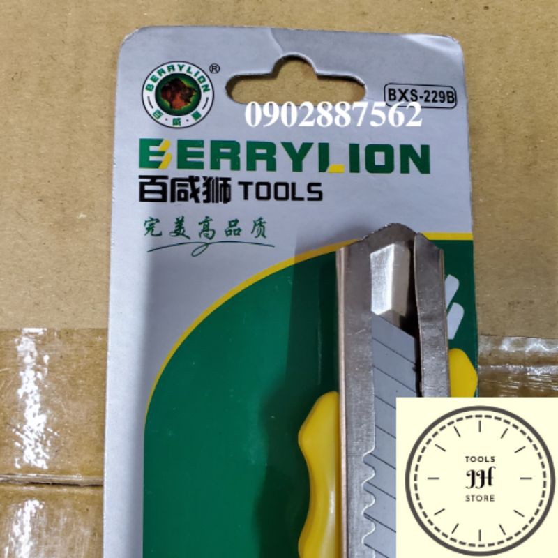 Dao rọc giấy berrylion a100 18mm cán đủ màu