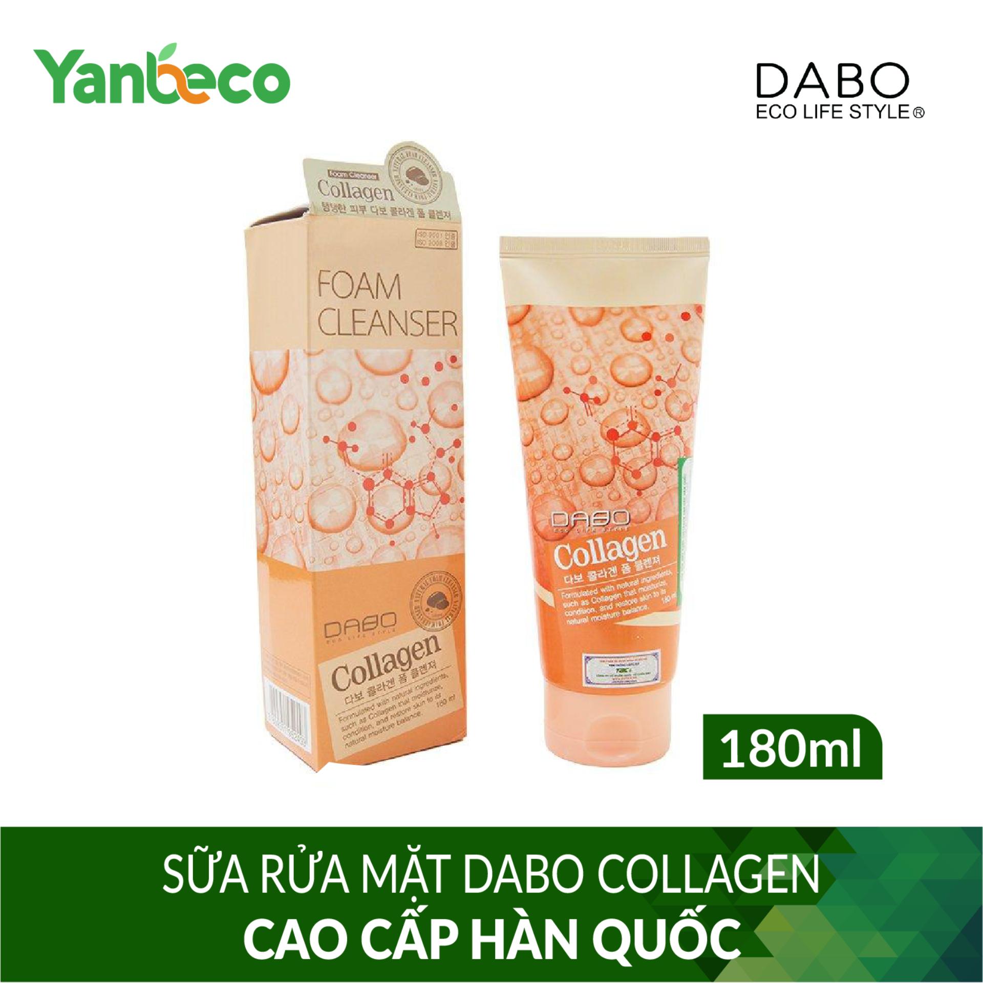 SỮA RỬA MẶT DABO COLLAGEN CAO CẤP HÀN QUỐC 180ML
