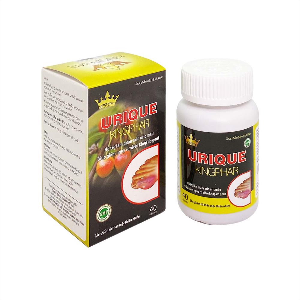 Combo 2 hộp Viên gout kingphar - Giải pháp mới cho người bị bnh gout - hộp 40 viên