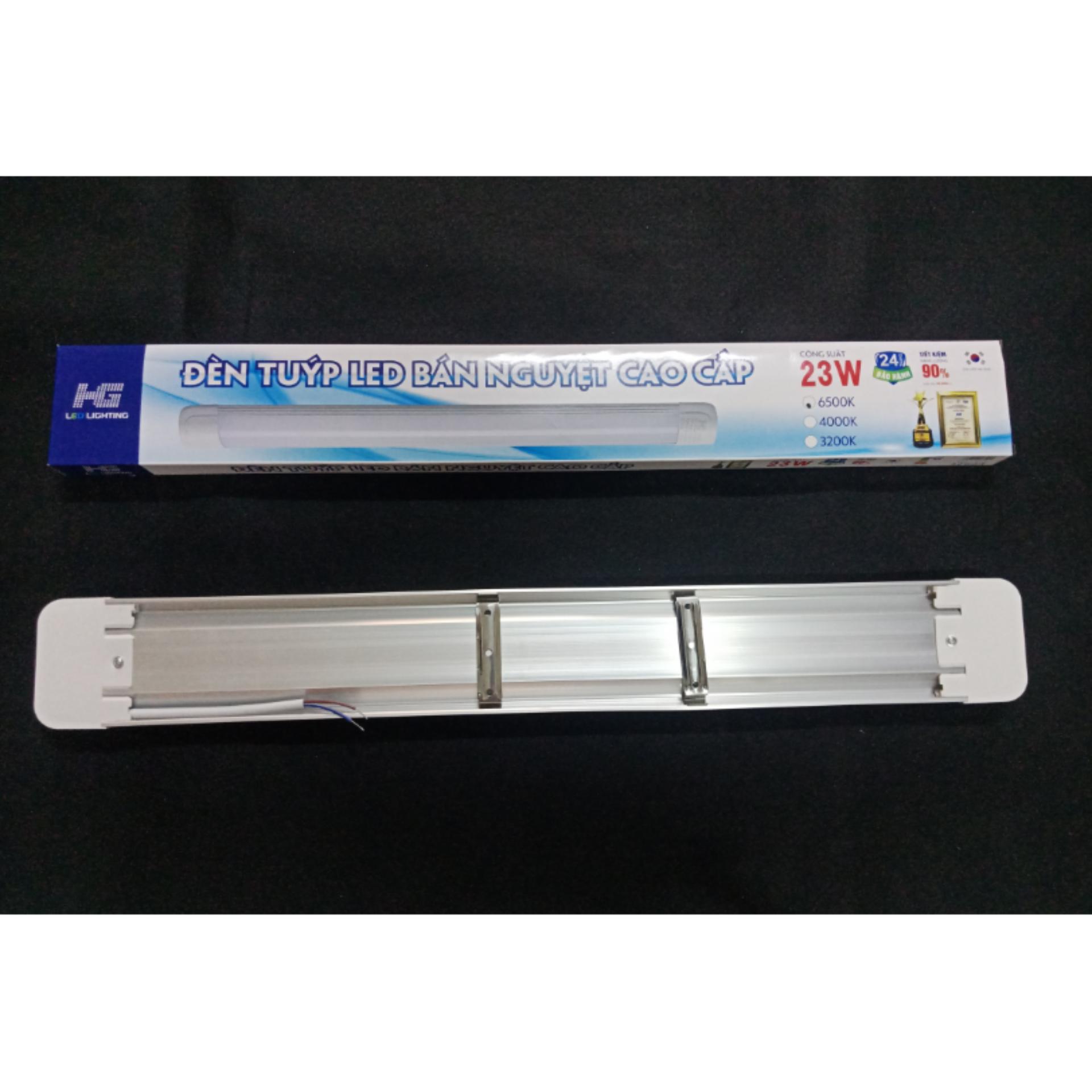 Bộ 2 đèn led Tuýp bán nguyệt 23w 0.6m