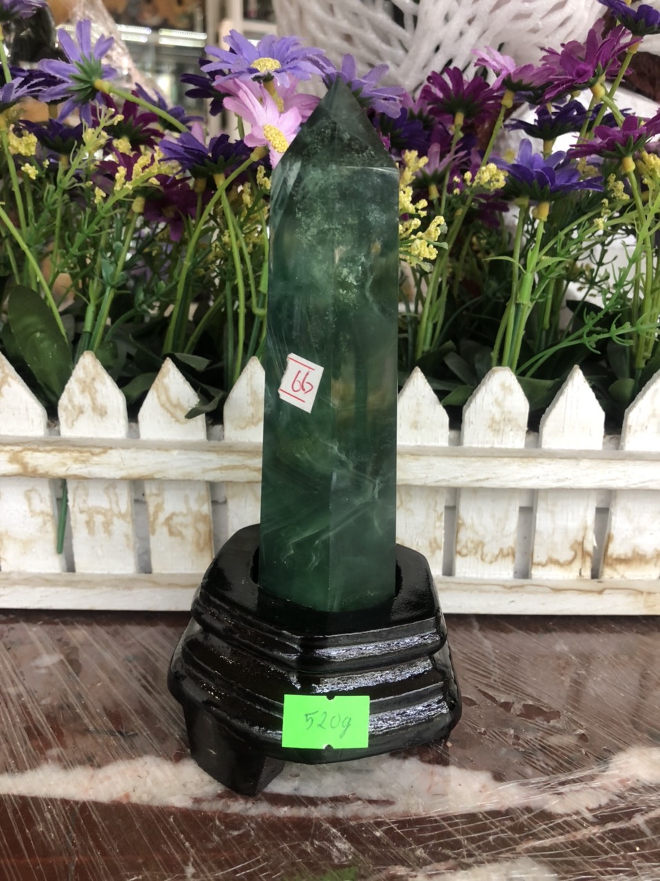 Trụ đá phong thủy trấn thạch đá thạch anh xanh