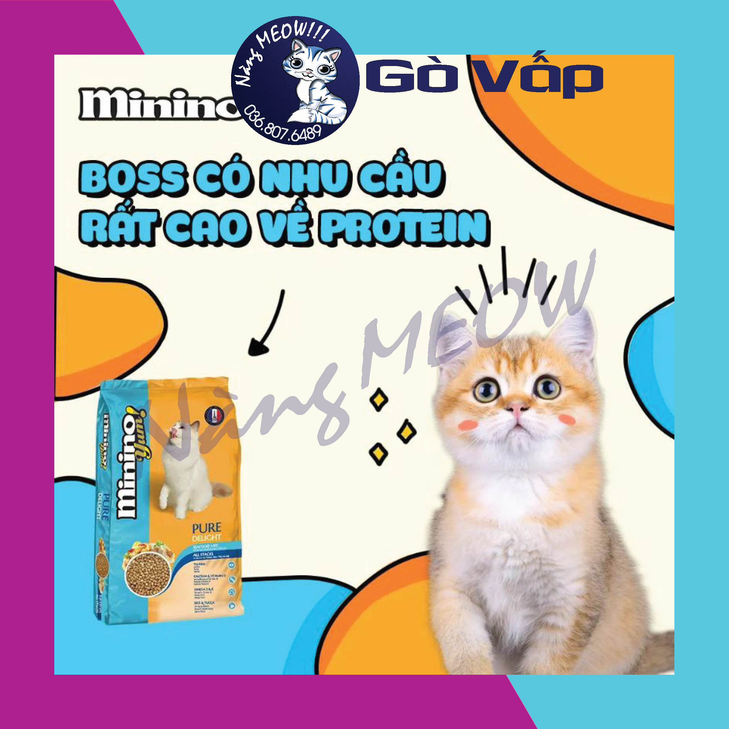 Hạt MININO Túi 350g & 480g