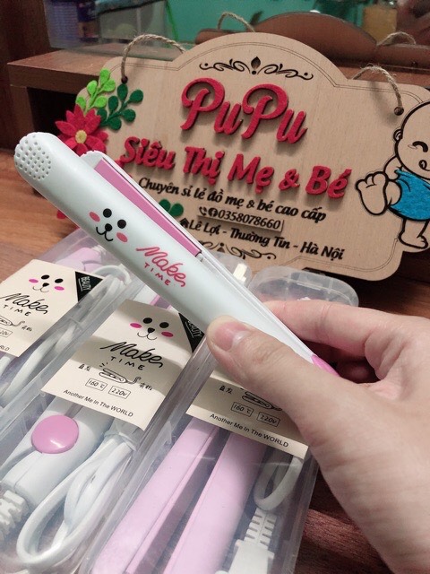 [BẢO HÀNH 1 NĂM] Máy là tóc mini Make Time
