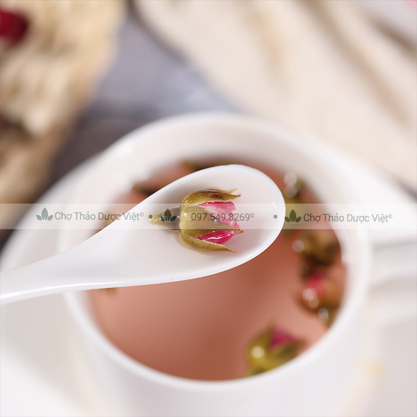 Hoa hồng Tây Tạng 100g, nụ hoa hồng sấy lạnh, nguyên nụ, trà hoa hồng nụ đẹp - Chợ Thảo Dược Việt