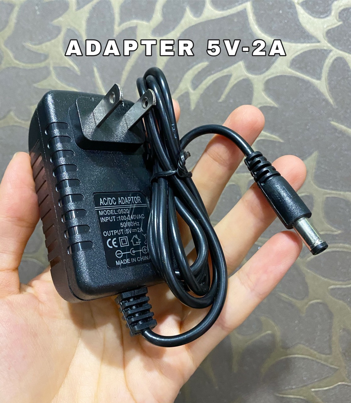 (Cục nguồn) - ADAPTER 5V 2A- ĐẦU LỚN (5.5mm) -DÙNG CHO HUB, BOX TV...