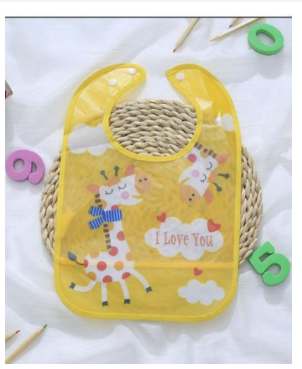 Yếm nilong Baby Bib ăn dặm (mẫu mới)